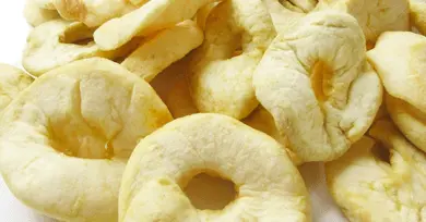 manzana deshidratada