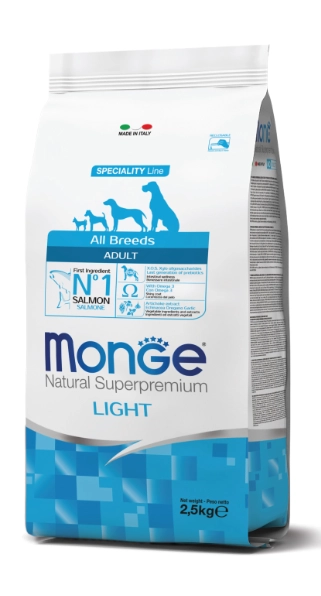 Monge All Breeds Adult Light, Salmon and Rice Monge