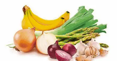 prebioticos verduras-frutas